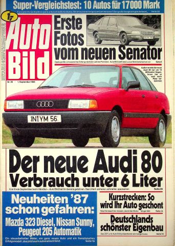 Deckblatt Auto Bild (36/1986)